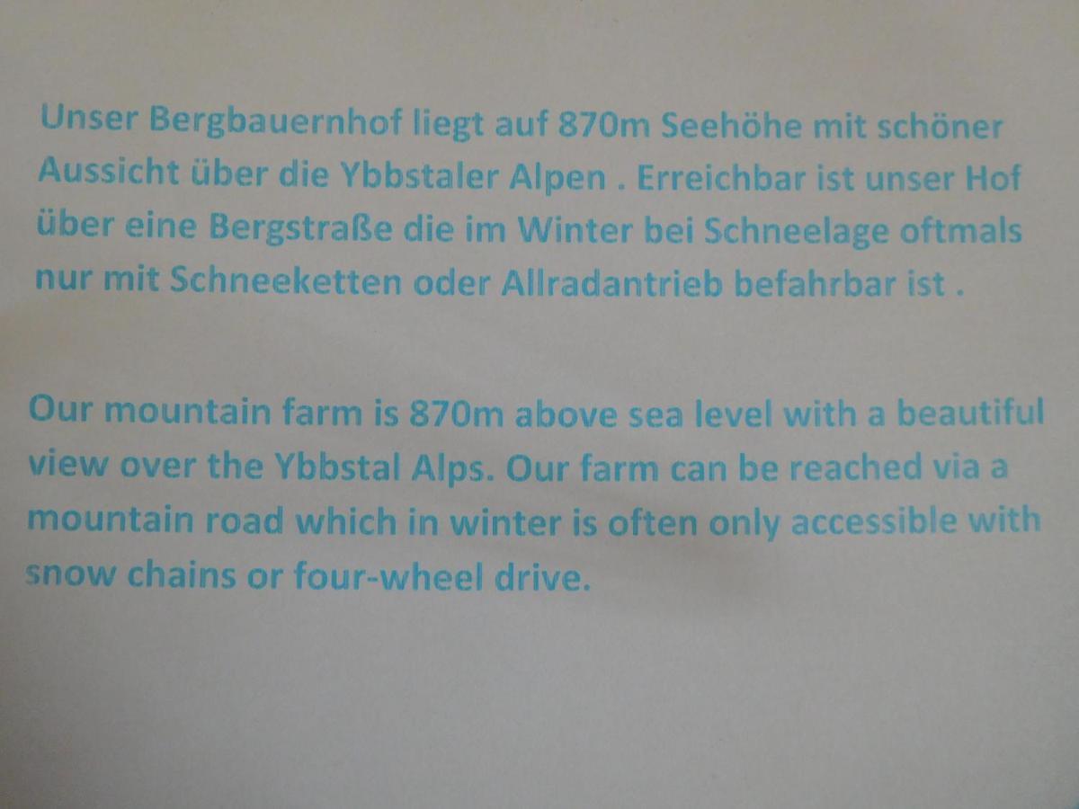 Urlaub Am Bauernhof Blamauer Köhr Bauernhof